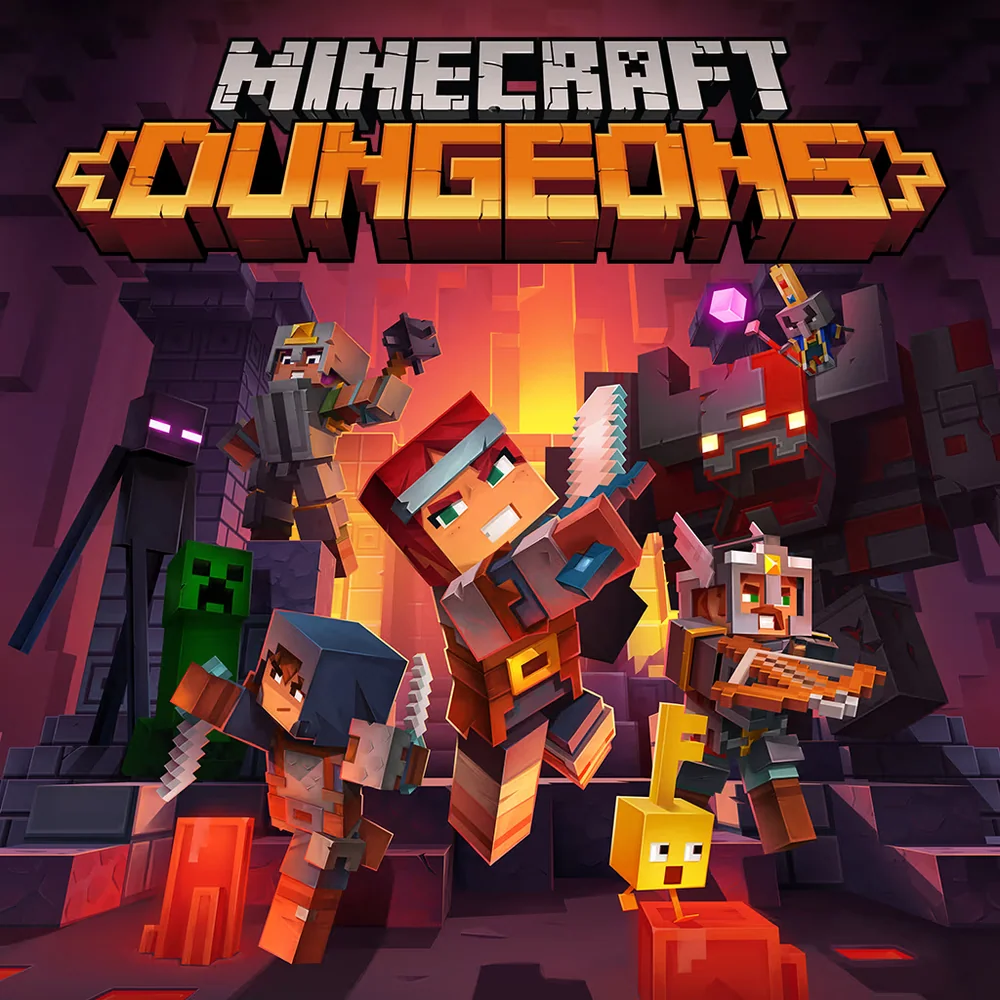 Jaquette de Minecraft Dungeons