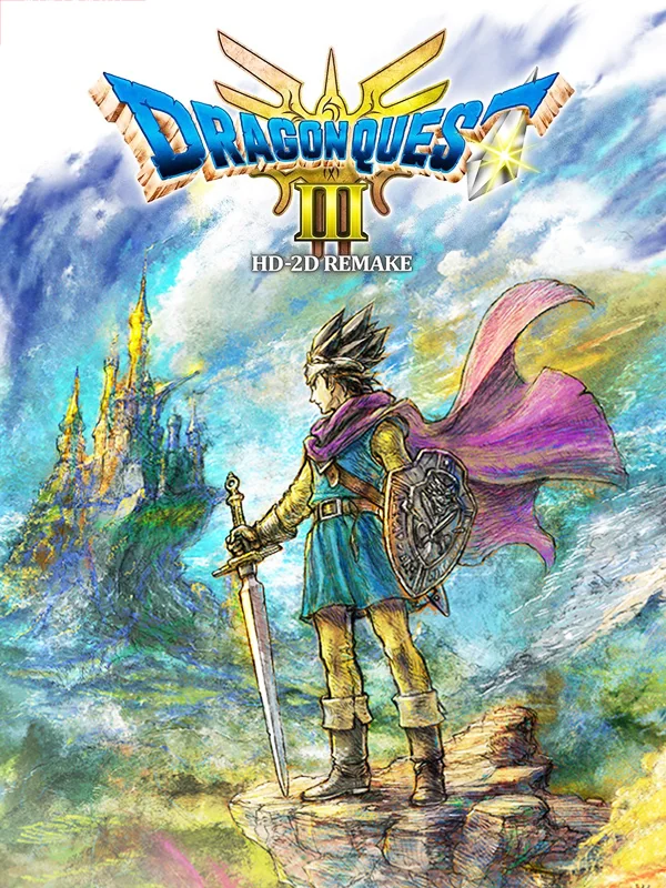 Jaquette de Dragon Quest III HD-2D Remake