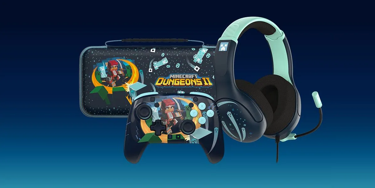 Minecraft Dungeons II : Turtle Beach dévoile ses nouveaux accessoires pour la sortie du jeu