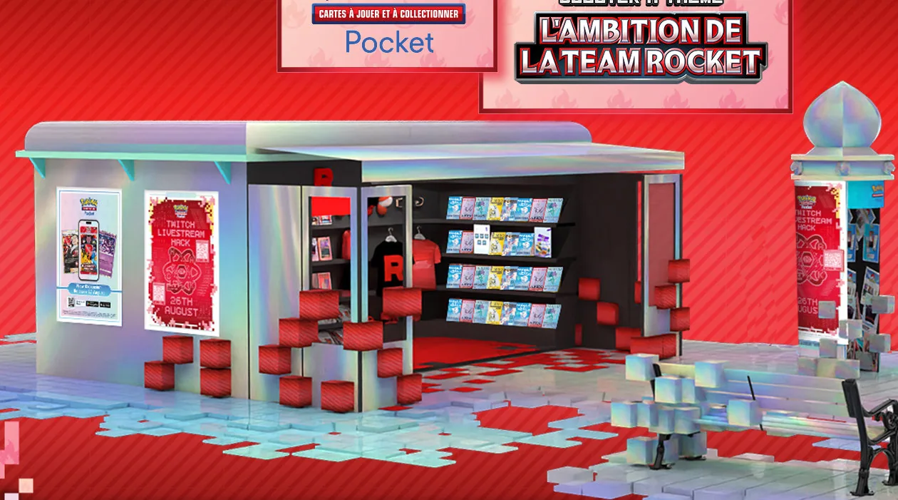 Événement Pokémon Pocket : La Team Rocket investit la gare Saint-Lazare à Paris les 22 et 23 août