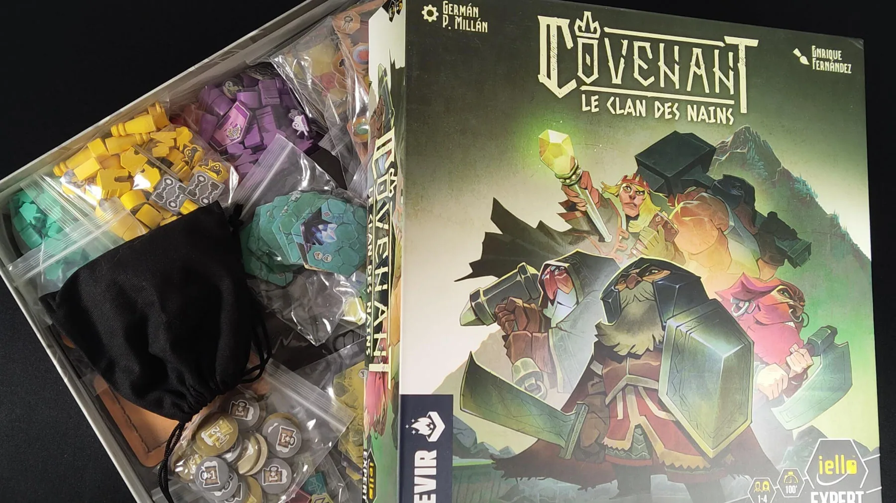 Le test de Covenant - Le Clan des Nains : Un jeu expert signé iello qui transforme chaque action en combo