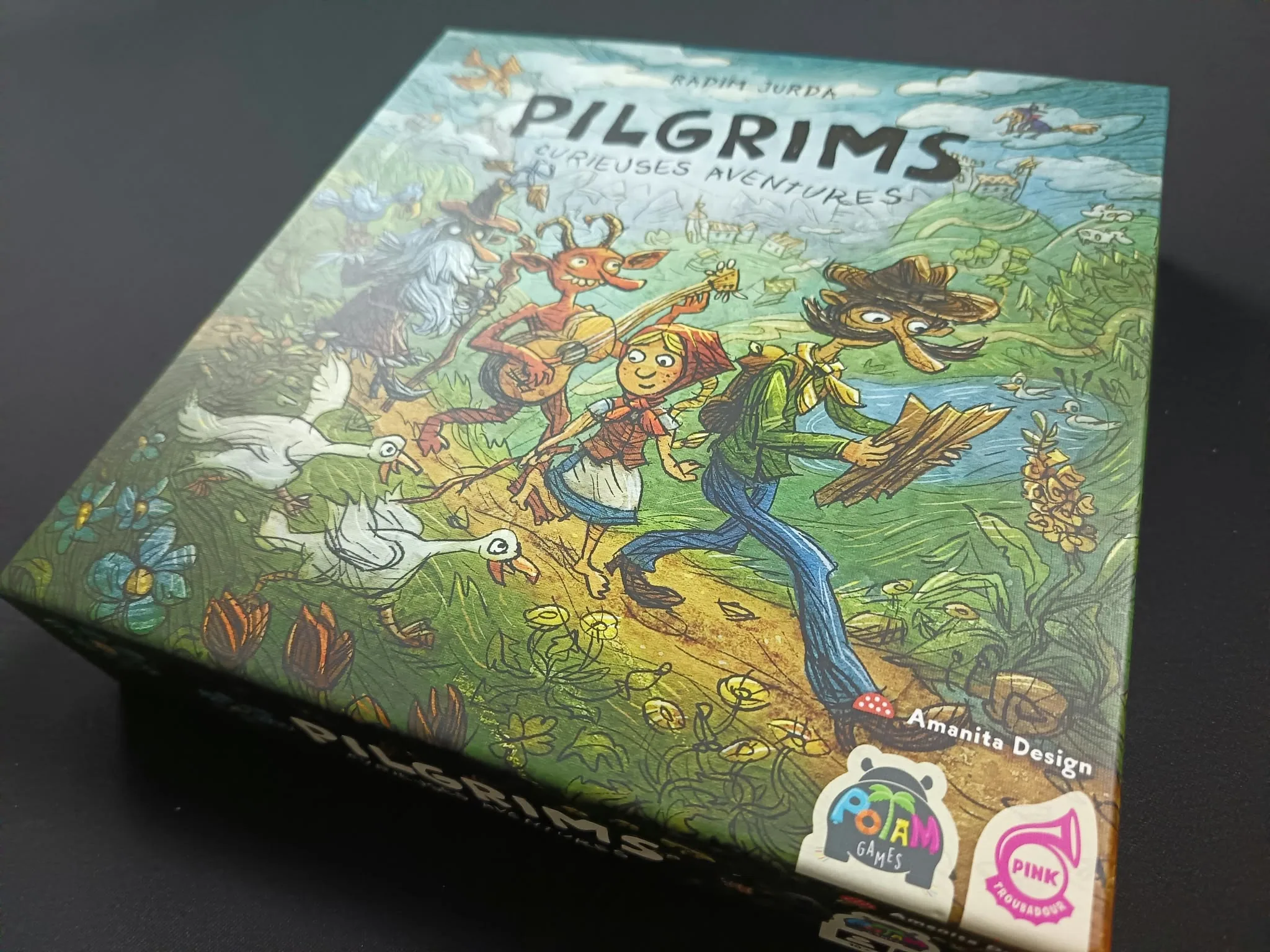 Test Pilgrims : Le jeu vidéo d'Amanita Design devient un jeu de société malin
