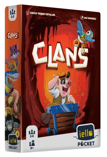Le test de Clans : Bluff, déduction et chasse au trésor dans la gamme iello Pocket