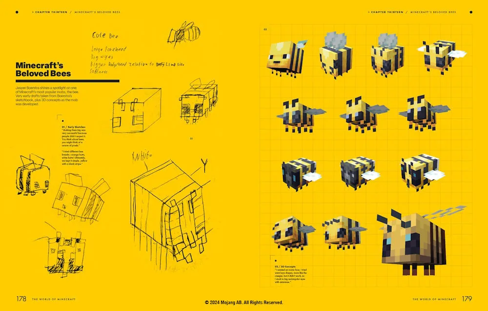 Minecraft : Un artbook officiel retrace les 15 premières années du jeu culte (3)