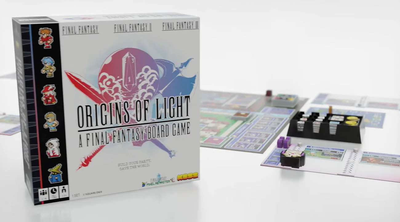 Final Fantasy - Origins of Light : La saga décline ses premiers épisodes en jeu de plateau sur Kickstarter