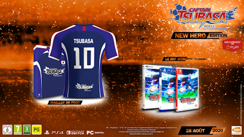 les 6 éditions de Captain Tsubasa - Rise of New Champions les 6 éditions de Captain Tsubasa - Rise of New Champions