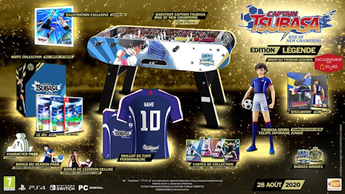 les 6 éditions de Captain Tsubasa - Rise of New Champions les 6 éditions de Captain Tsubasa - Rise of New Champions