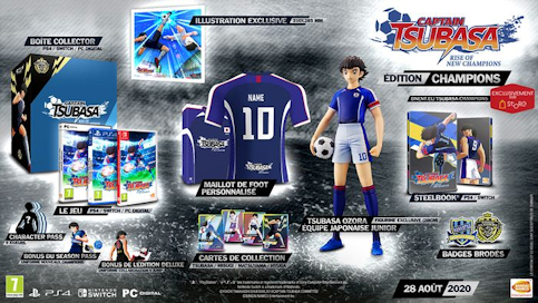 les 6 éditions de Captain Tsubasa - Rise of New Champions les 6 éditions de Captain Tsubasa - Rise of New Champions
