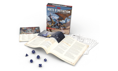 Dungeons & Dragons : La Boîte d'Initiation pour se lancer dans l’aventure « Les Dragons de l'Île aux Tempêtes »