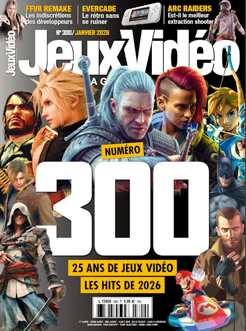 Jeux Vidéo Magazine sort son 300e numéro