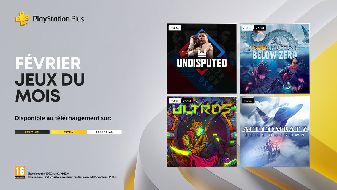 PlayStation Plus jeux offerts fevrier 2026 PlayStation Plus jeux offerts fevrier 2026