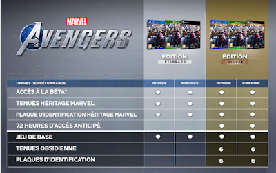 Marvel's Avengers : comparatif l’édition Standard versus l’édition Deluxe