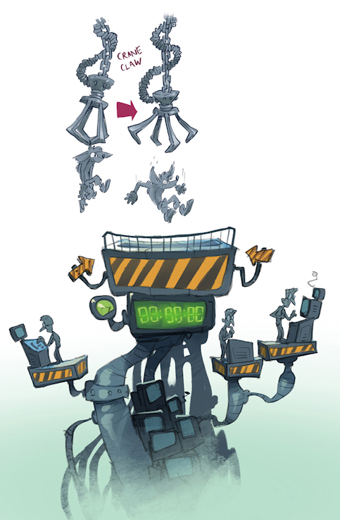 mate les concept art de Crash Bandicoot 4 - It's About Time