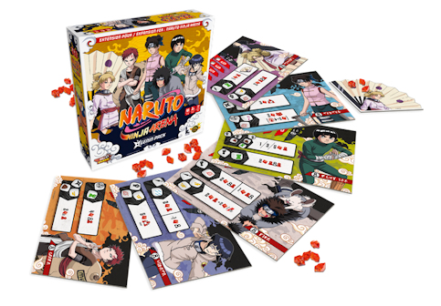Naruto Ninja Arena : Joue avec des dés et Naturo