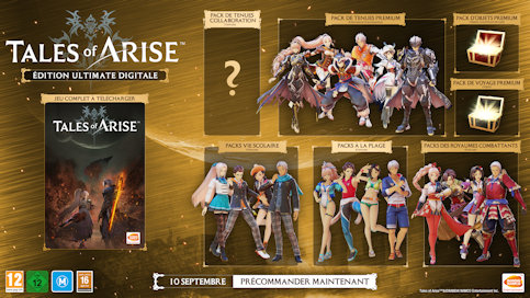 Edition Ultimate digitale de Tales of Arise Edition Ultimate digitale de Tales of Arise