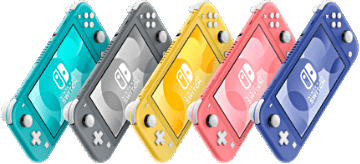 La famille des Nintendo Switch Lite La famille des Nintendo Switch Lite