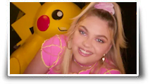 Louane fait ami-ami avec les Pokémon