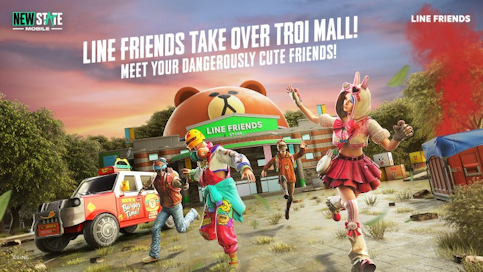 New State Mobile : Quoi de neuf avec « Line Friends », la mise à jour du jeu ?