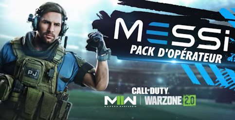 Quand Call of Duty : Modern Warfare II recrute Messi, Pogba et Neymar