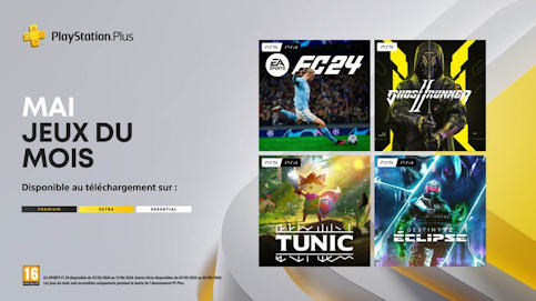 Voici ce que la sélection PlayStation Plus nous offre pour le mois de mai 2024