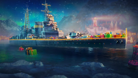 World of Warships - Legends fête Noël
