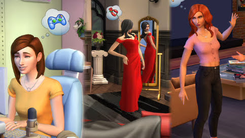 Les Sims 4 change de décors avec un kit Bureau gaming cosy