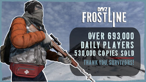 DayZ se vente de ses bons scores avec son extension Frostline