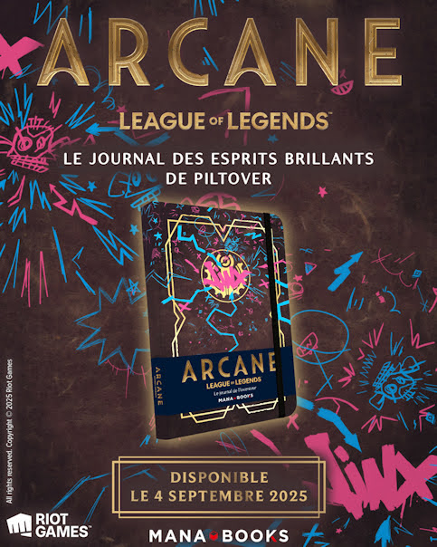 Arcane – Le journal de l’inventeur : Plonge dans l’univers de Piltover avec ce carnet officiel signé Mana Books Arcane – Le journal de l’inventeur : Plonge dans l’univers de Piltover avec ce carnet officiel signé Mana Books