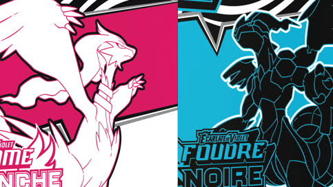 Le JCC Pokémon s'enflamme avec Écarlate et Violet – Foudre Noire & Flamme Blanche : à toi de tous les collectionner !