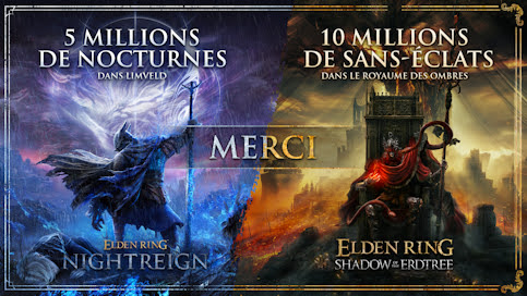 Elden Ring explose les compteurs : Shadow of the Erdtree et Nightreign franchissent de nouveaux caps de ventes Elden Ring explose les compteurs : Shadow of the Erdtree et Nightreign franchissent de nouveaux caps de ventes