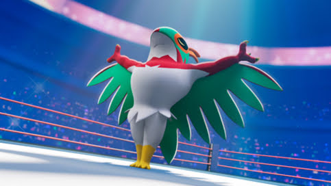 Légendes Pokémon Z-A : Méga-Brutalibré entre sur le ring avec sa Méga-Évolution