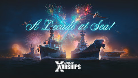 World of Warships fête ses 10 ans avec une mise à jour anniversaire monumentale