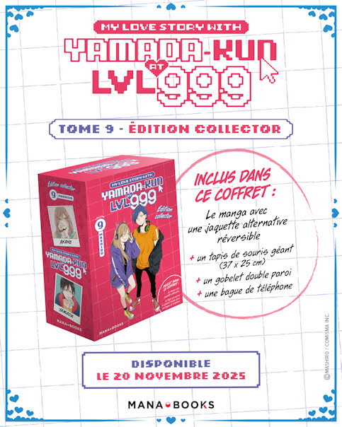 My Love Story With Yamada-kun at LVL 999 : un premier coffret collector arrive en librairie My Love Story With Yamada-kun at LVL 999 : un premier coffret collector arrive en librairie