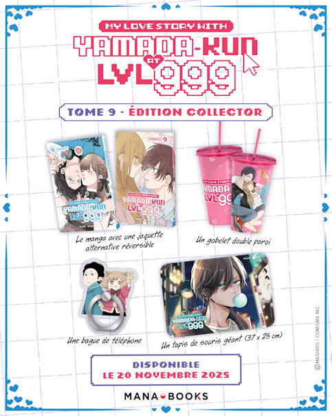 My Love Story With Yamada-kun at LVL 999 : un premier coffret collector arrive en librairie My Love Story With Yamada-kun at LVL 999 : un premier coffret collector arrive en librairie