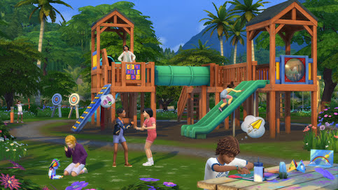 Les Sims 4 : découvre le nouveau type d’endroit Terrain de jeu dans la dernière mise à jour