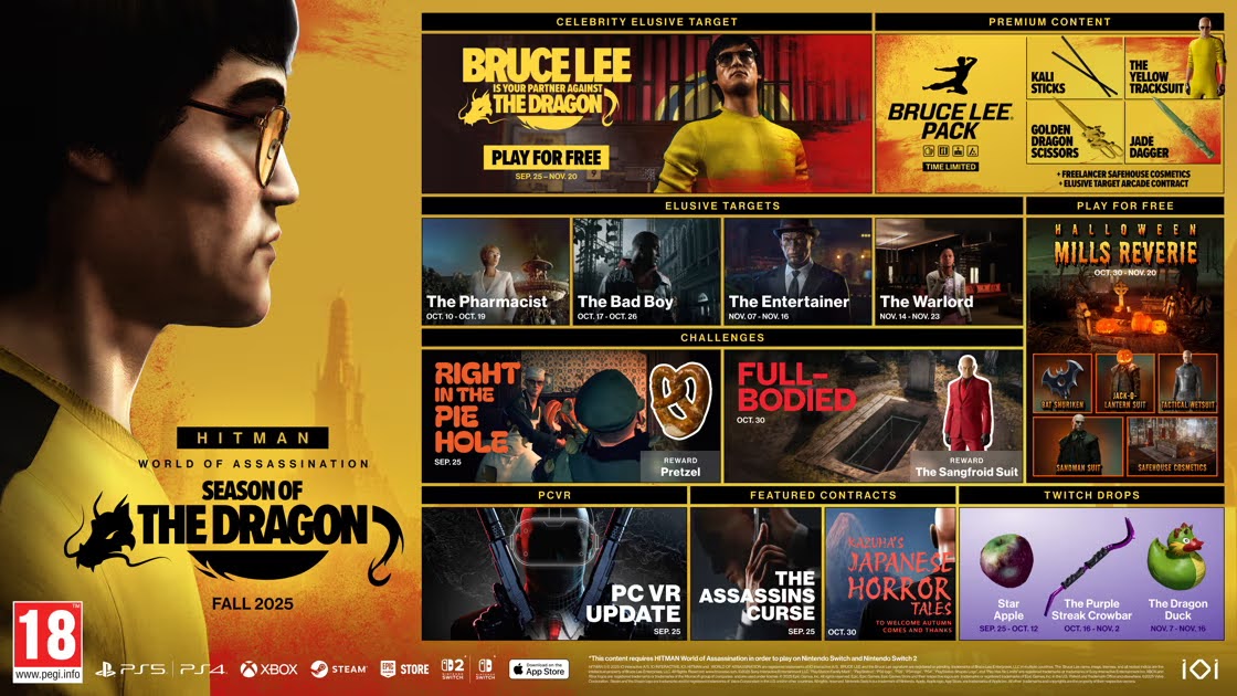 Bruce Lee rejoint Hitman World of Assassination Bruce Lee rejoint Hitman World of Assassination