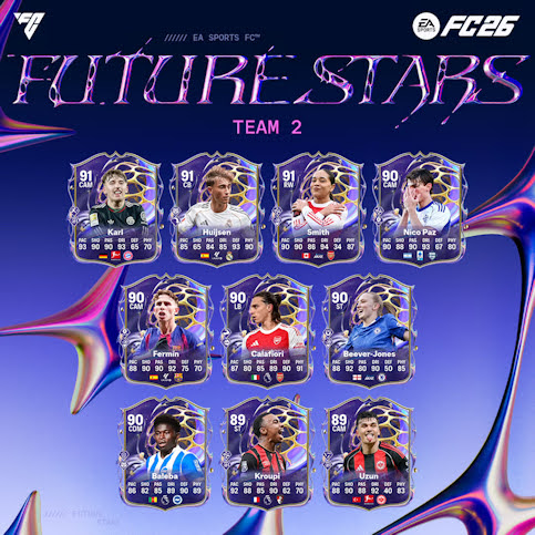 EA Sports FC 26 Future Stars Team 2 EA Sports FC 26 Future Stars Team 2