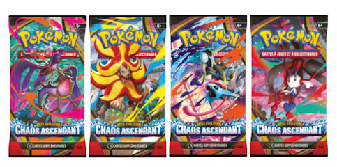 Méga-Amphinobi affronte Méga-Floette dans l’extension Chaos Ascendant du JCC Pokémon Méga-Amphinobi affronte Méga-Floette dans l’extension Chaos Ascendant du JCC Pokémon