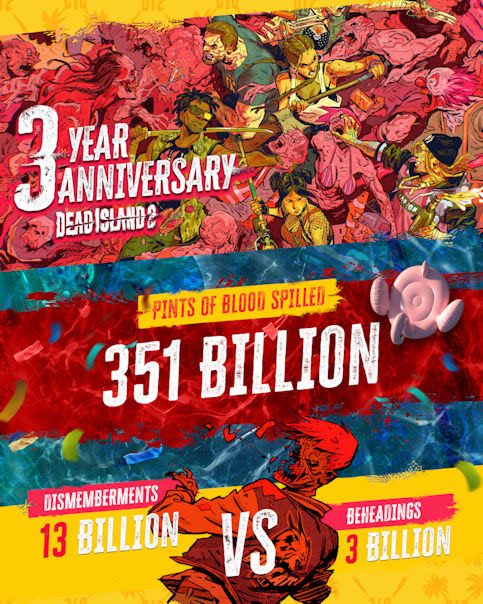 Dead Island 2 fête ses 3 ans Dead Island 2 fête ses 3 ans