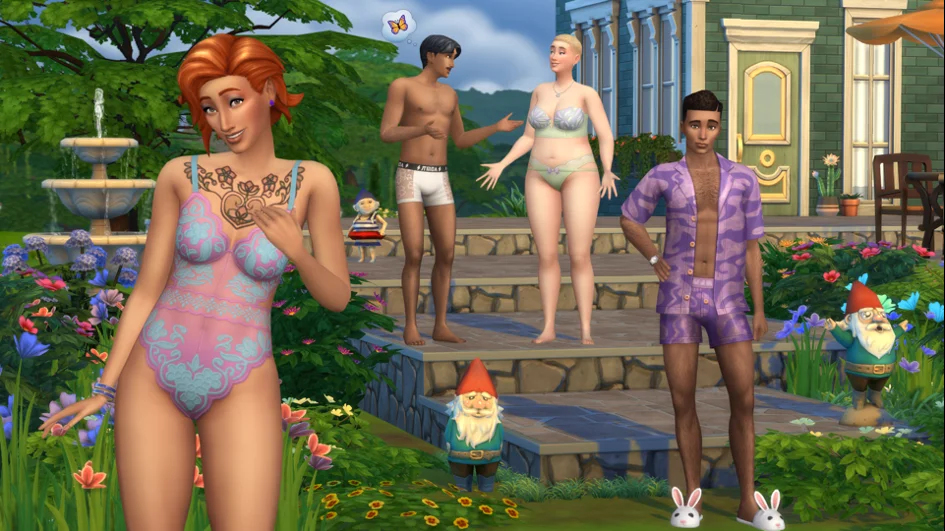 Les Sims 4 se mettent à nu avec les kits Collection Simtimité